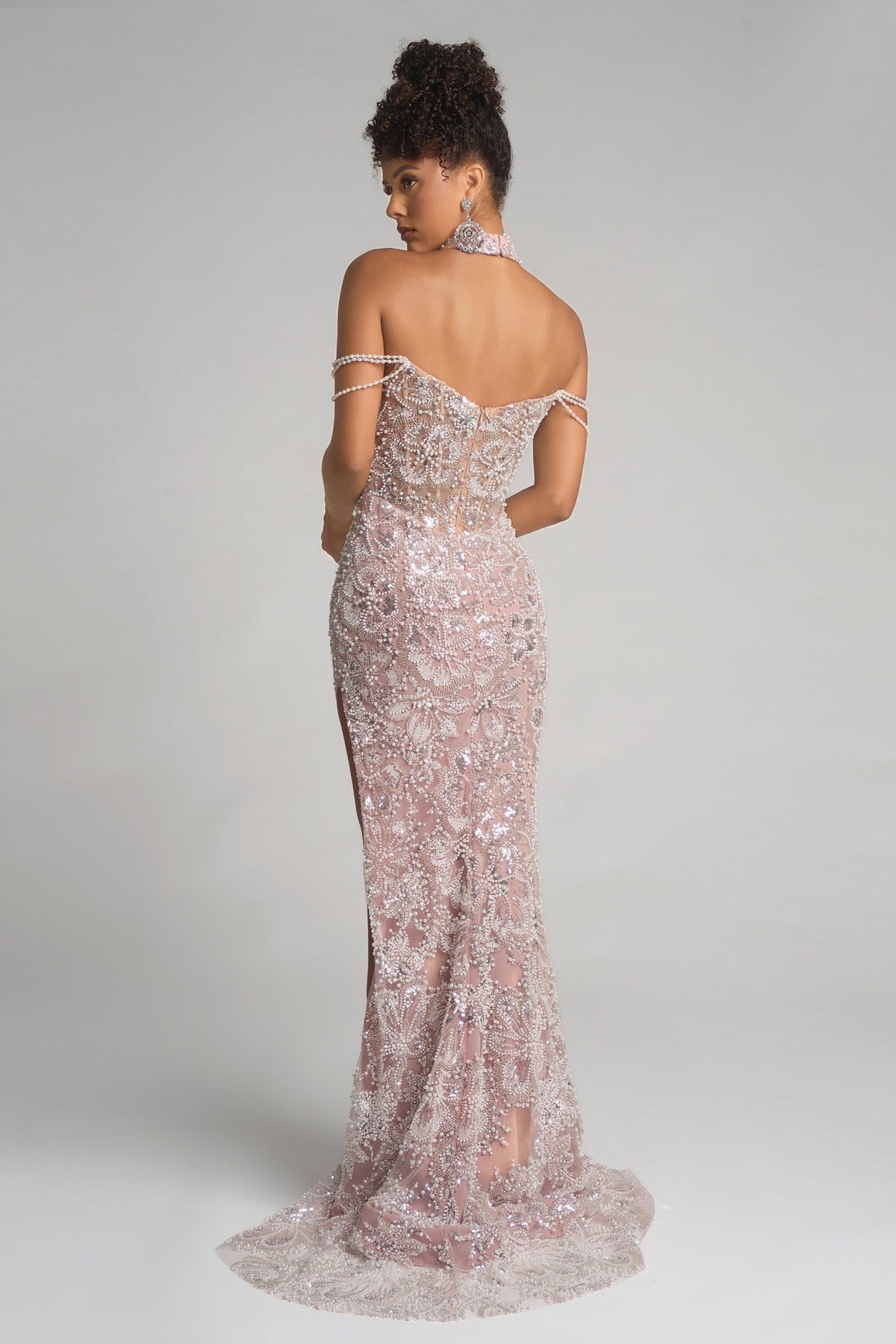 Portia and Scarlett Ivory Blush dress