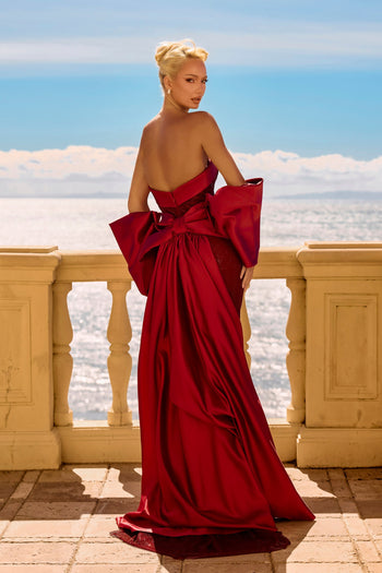 PORTIA & SCARLETT Deep Red Dress