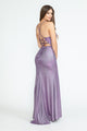 Vestido formal con escote en V, plisado y tirantes finos, de Lenovia 5302