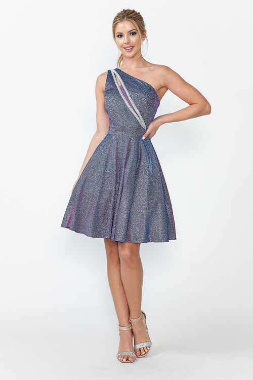 Homecoming Dress Asymmetrical Layered Graduation Dress By Lenovia 5272