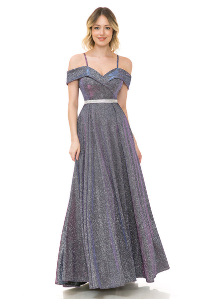 Vestido de fiesta con escote corazón y tirantes finos de Lenovia 5236