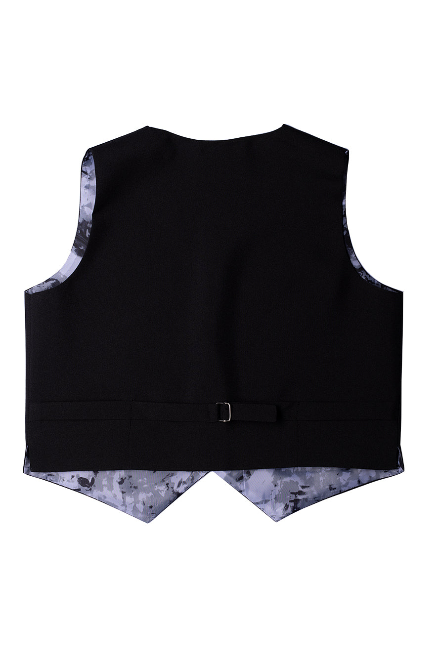 Conjunto de esmoquin negro de 5 piezas "Prodigy" para niños