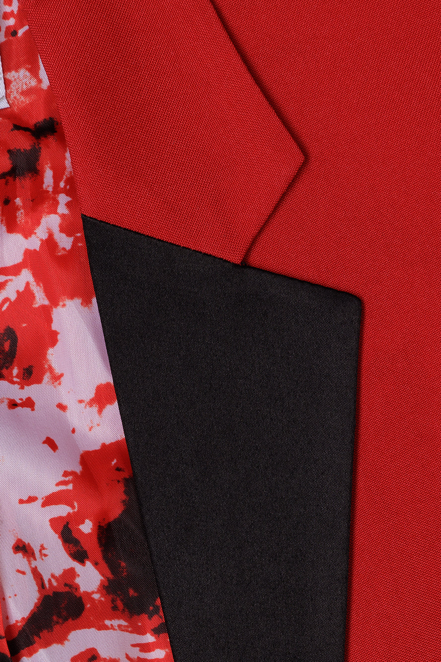 Conjunto de esmoquin rojo de 5 piezas “Prodigy”