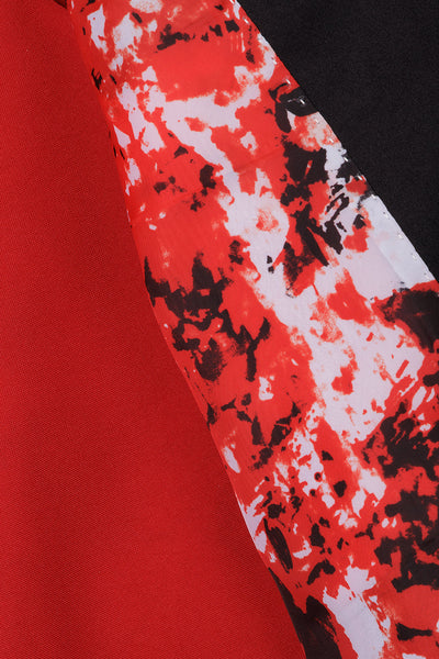 Conjunto de esmoquin rojo de 5 piezas “Prodigy”