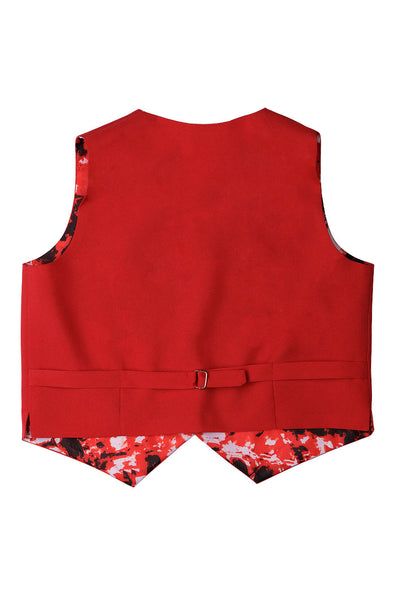 Conjunto de esmoquin rojo de 5 piezas “Prodigy”