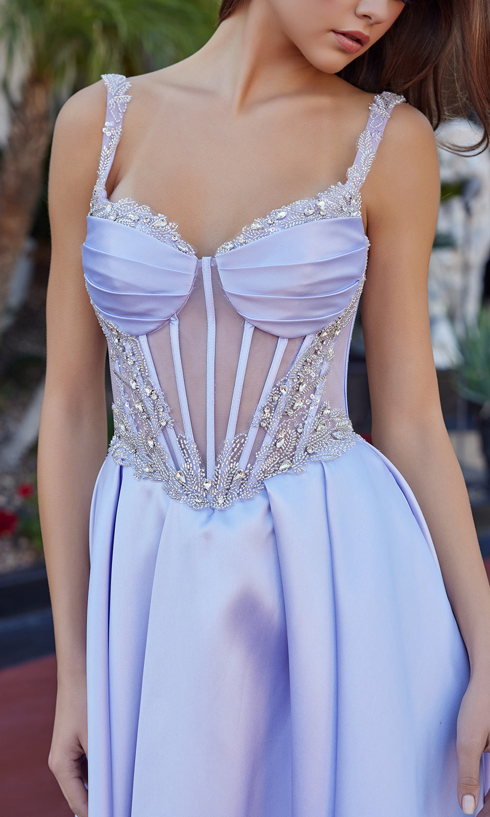 Nox Anabel Q1775 Sweetheart Beaded Fitted Dress