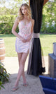 Elegante minivestido con corsé transparente Q177 – Nox Anabel