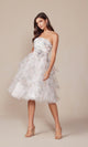 Nox Anabel Q842 – Vestido midi sin tirantes de moda para Hoco