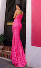 Nox Anabel R1308 One-Shoulder Long Sequin-Print Prom Dress