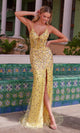 Nox Anabel R1686 Prom Gown with Floral Embellishments