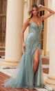 Vestido de fiesta largo de sirena con lentejuelas Nox Anabel R1717