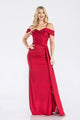Formal Dress Off The Shoulder Pleated Ruched Prom Gown By Lenovia 5320-New Collection