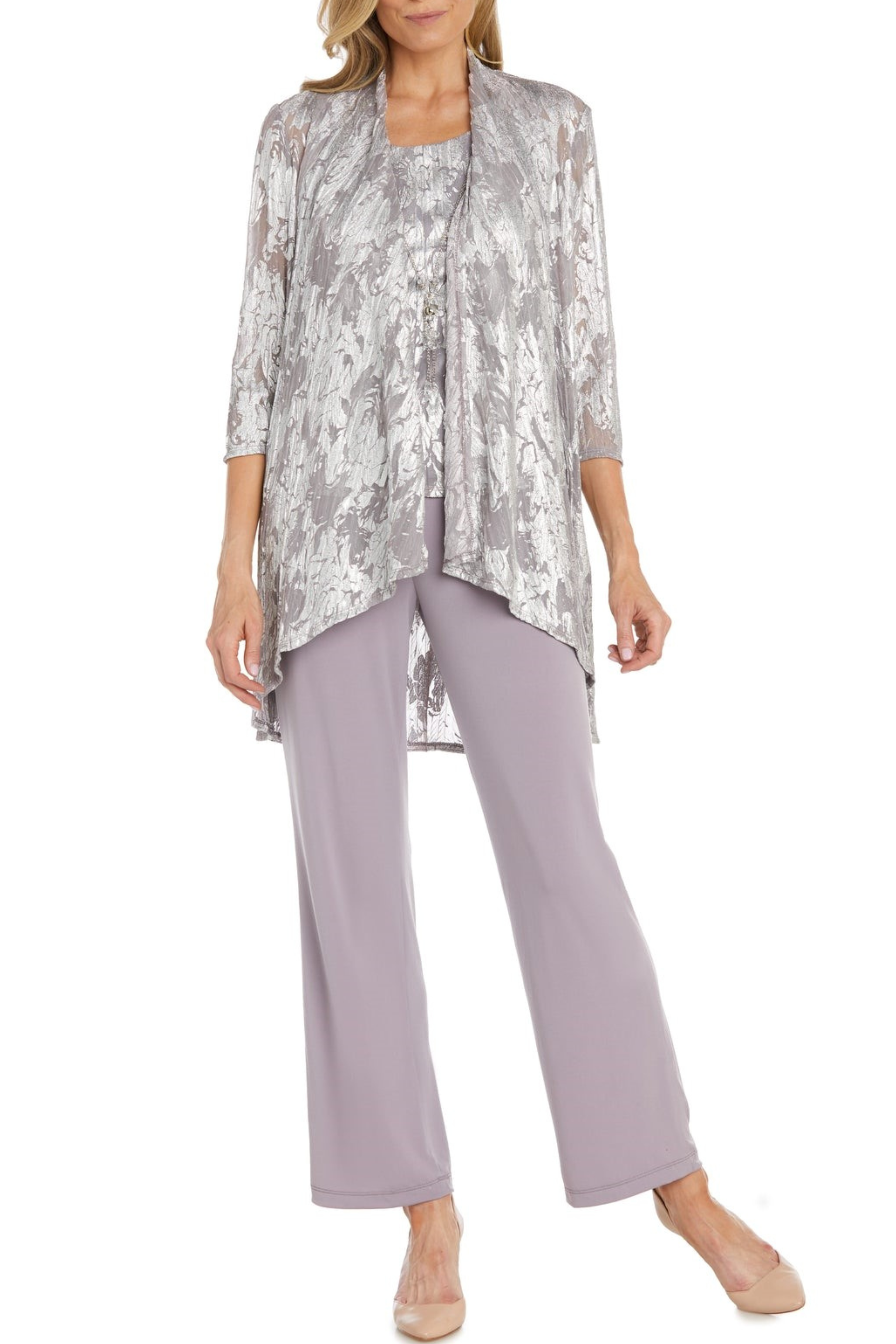 New Yorker's Apparel LAVENDER SILVER 3 PIECE SET Dress