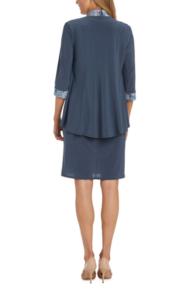 New Yorker's Apparel CHARCOAL 2 PIECE JACKET DRESS