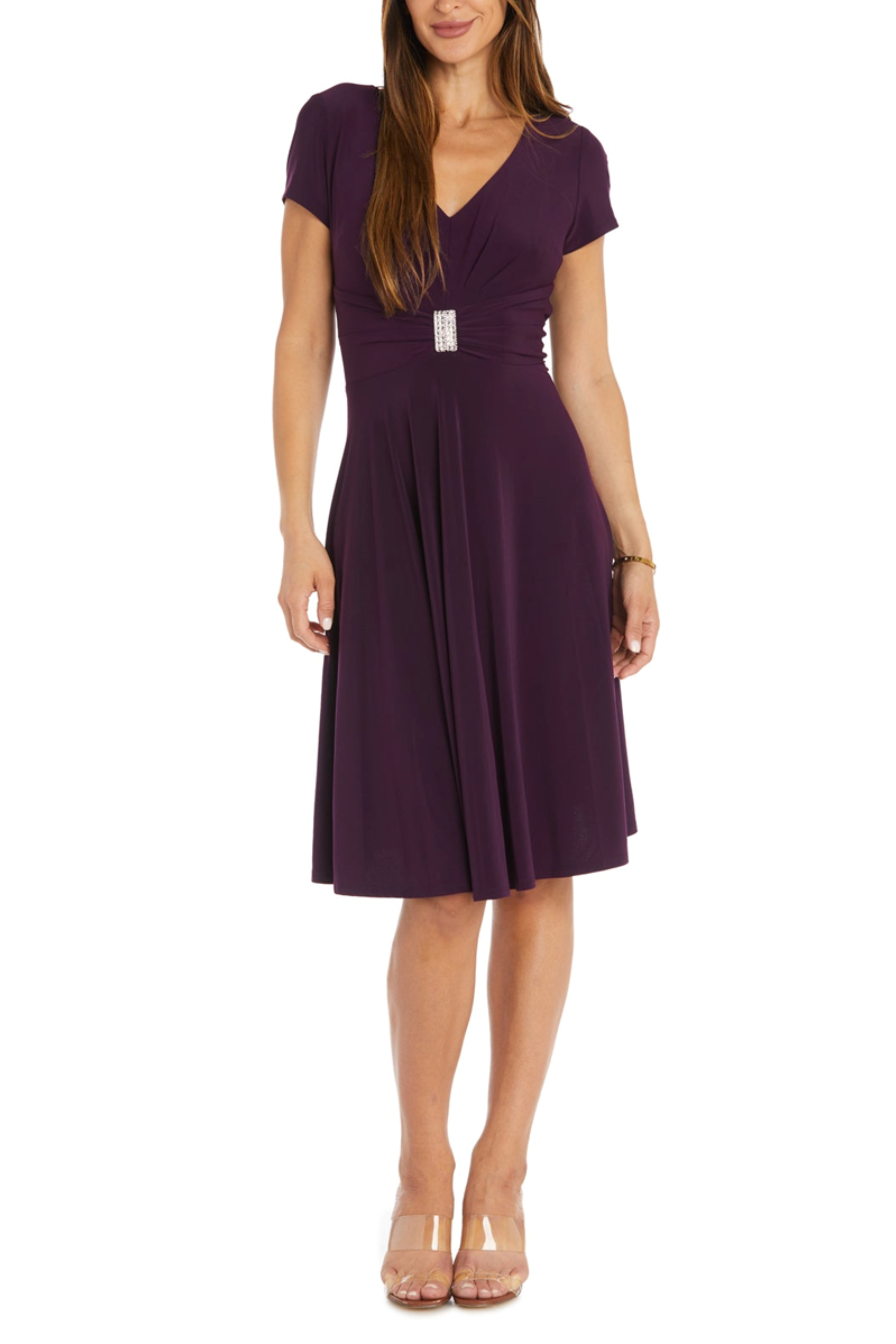 New Yorker's Apparel EGGPLANT EVENING DRESSES