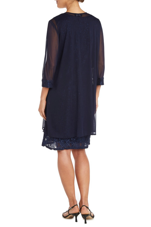 New Yorker's Apparel NAVY 2 PIECE JACKET DRESS