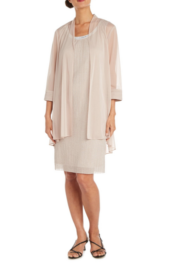 RM Richards Shimmer 2-Piece Jacket & Dress