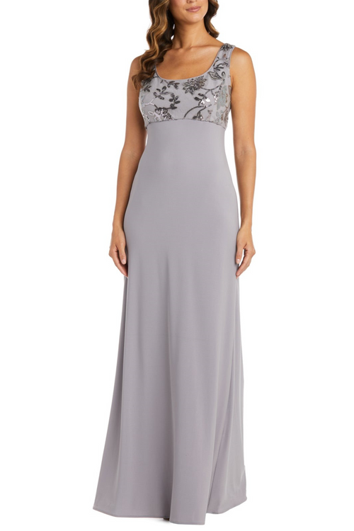 2 Piece Lace Jacket Long Evening Dress with Coordinating Jacket by R&M Richards 2655
