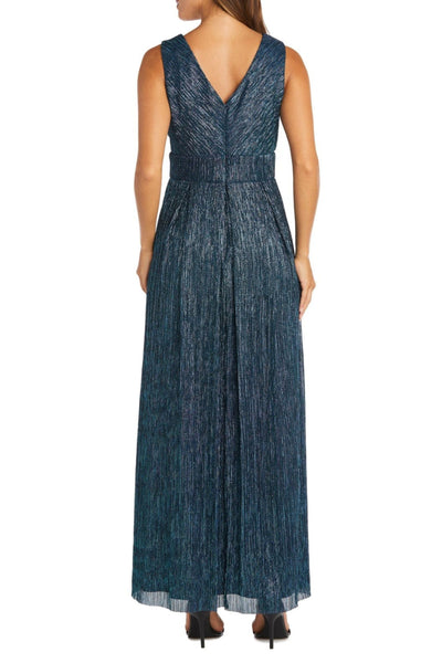 RM Richards Sleeveless A-Line Long Evening Dress