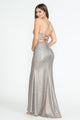 Vestido formal con escote en V, plisado y tirantes finos, de Lenovia 5302