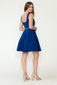 Vestido de cóctel con escote en forma de corazón y corte en A de Lenovia 5259