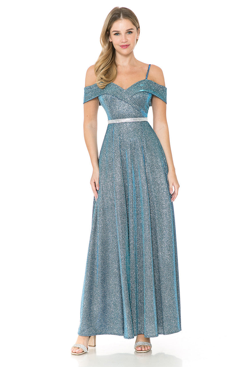 Vestido de fiesta con escote corazón y tirantes finos de Lenovia 5236