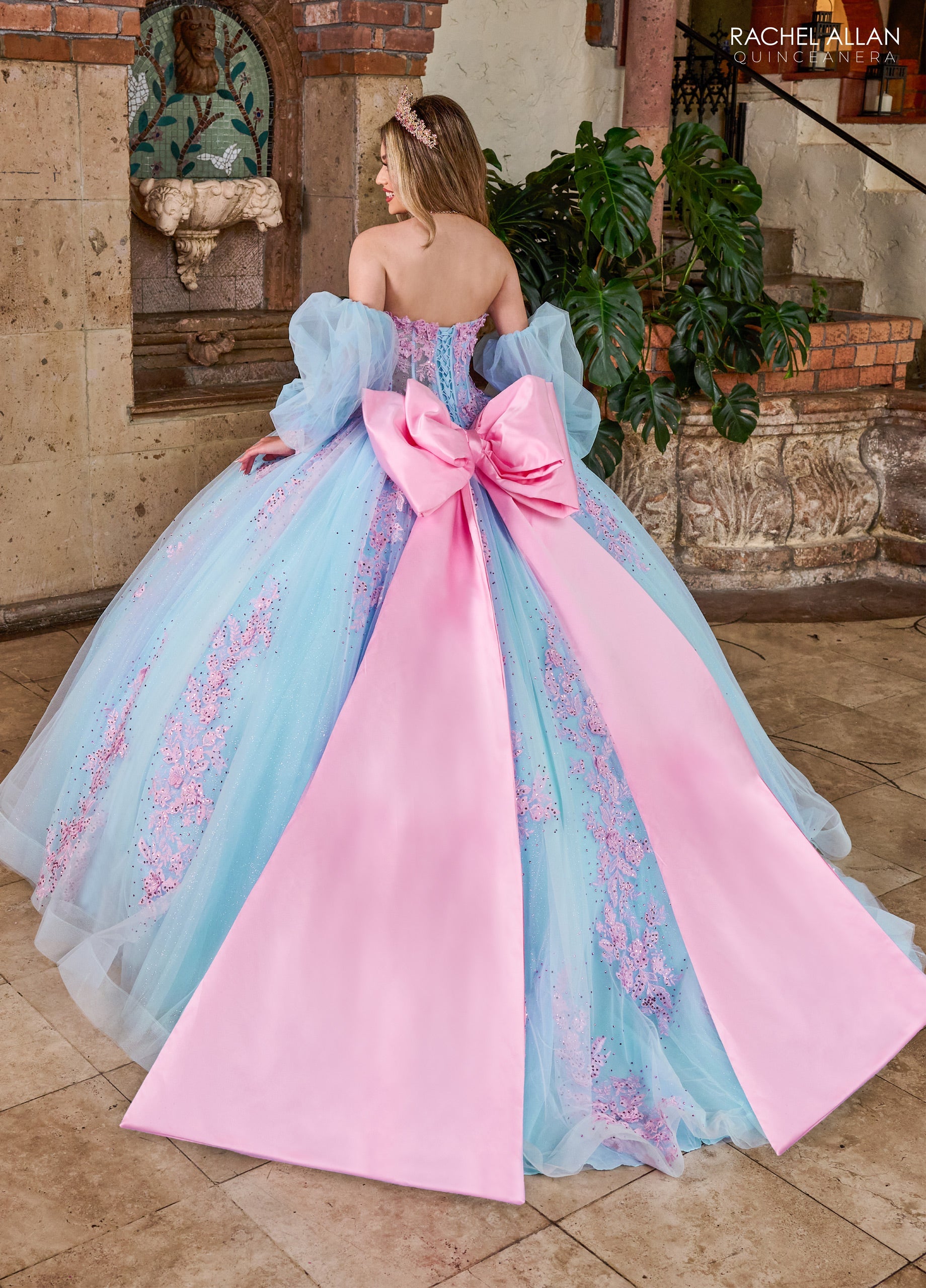 Rachel Allan RQ1140 Strapless Corset Quinceanera Dress