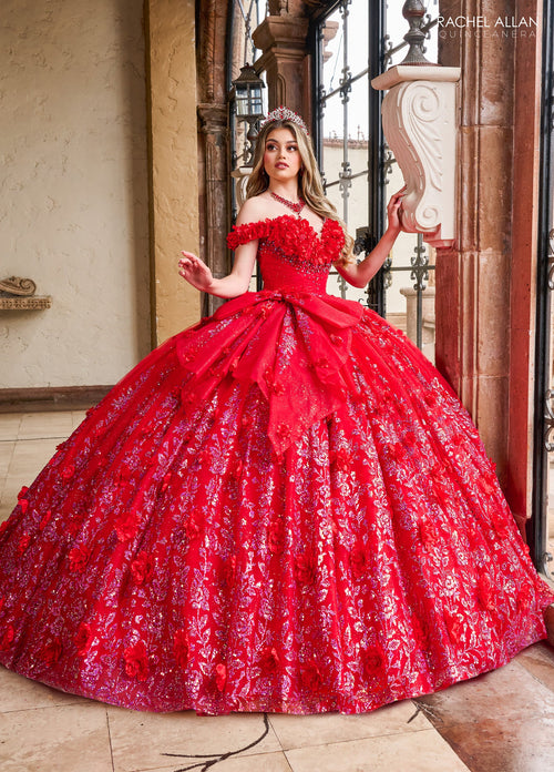 Rachel Allan RQ1141 Off Shoulder Quinceanera Dress