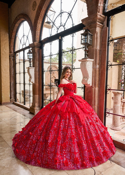 Rachel Allan RQ1141 Off Shoulder Quinceanera Dress