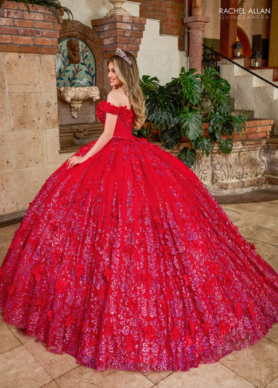 Rachel Allan RQ1141 Off Shoulder Quinceanera Dress