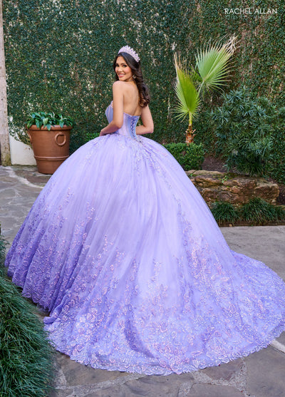 Rachel Allan RQ1142 Beaded Strapless Quinceanera Dress