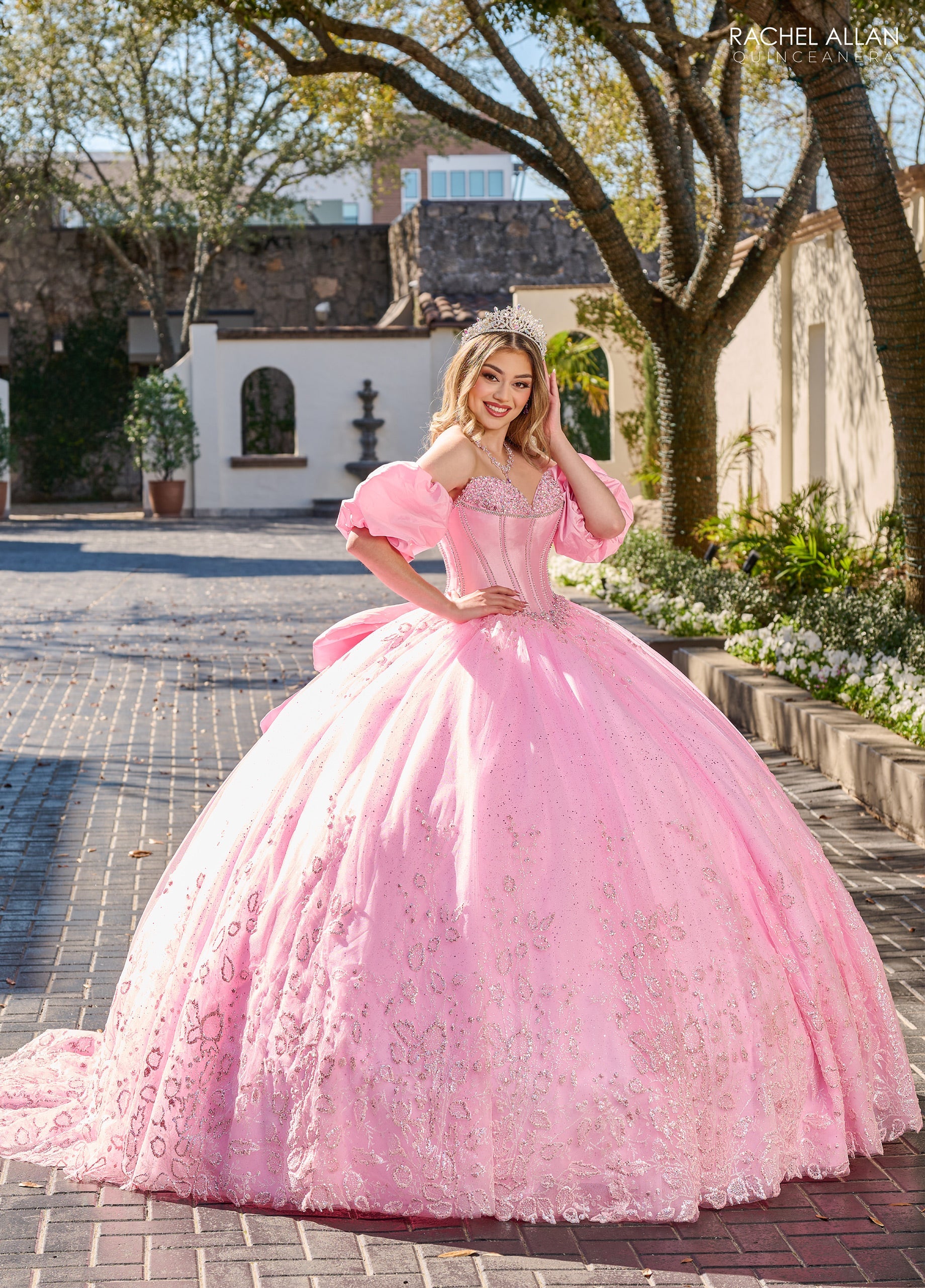 Rachel Allan RQ1142 Beaded Strapless Quinceanera Dress
