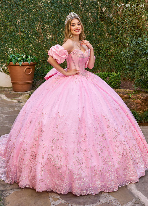 Rachel Allan RQ1142 Beaded Strapless Quinceanera Dress