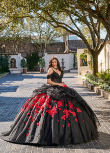 Red And Black Quinceanera Dresses