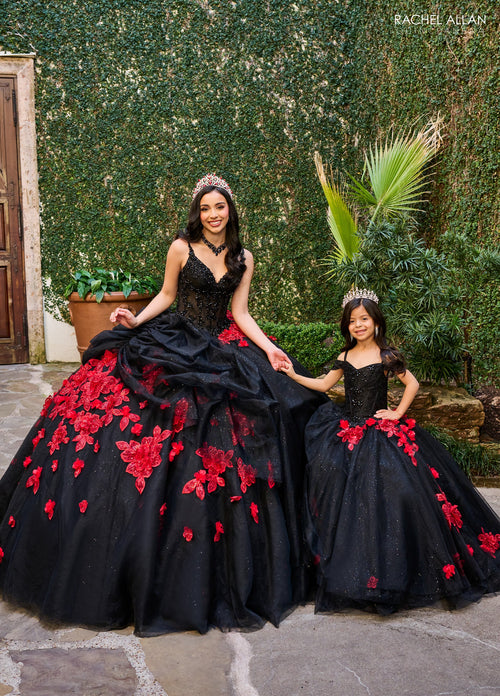 Rachel Allan RQ1144 Cold Shoulder Quinceanera Dress