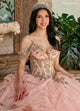 Rachel Allan RQ1144 Cold Shoulder Quinceanera Dress