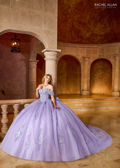 Rachel Allan RQ1153 Off Shoulder Quinceanera Dress