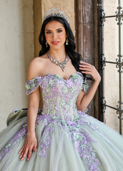 Rachel Allan RQ1153 Off Shoulder Quinceanera Dress