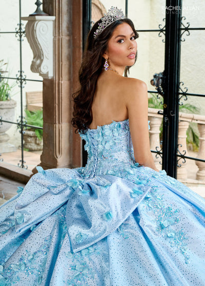 Rachel Allan RQ1157 3D Floral Sweetheart Quinceanera Dress