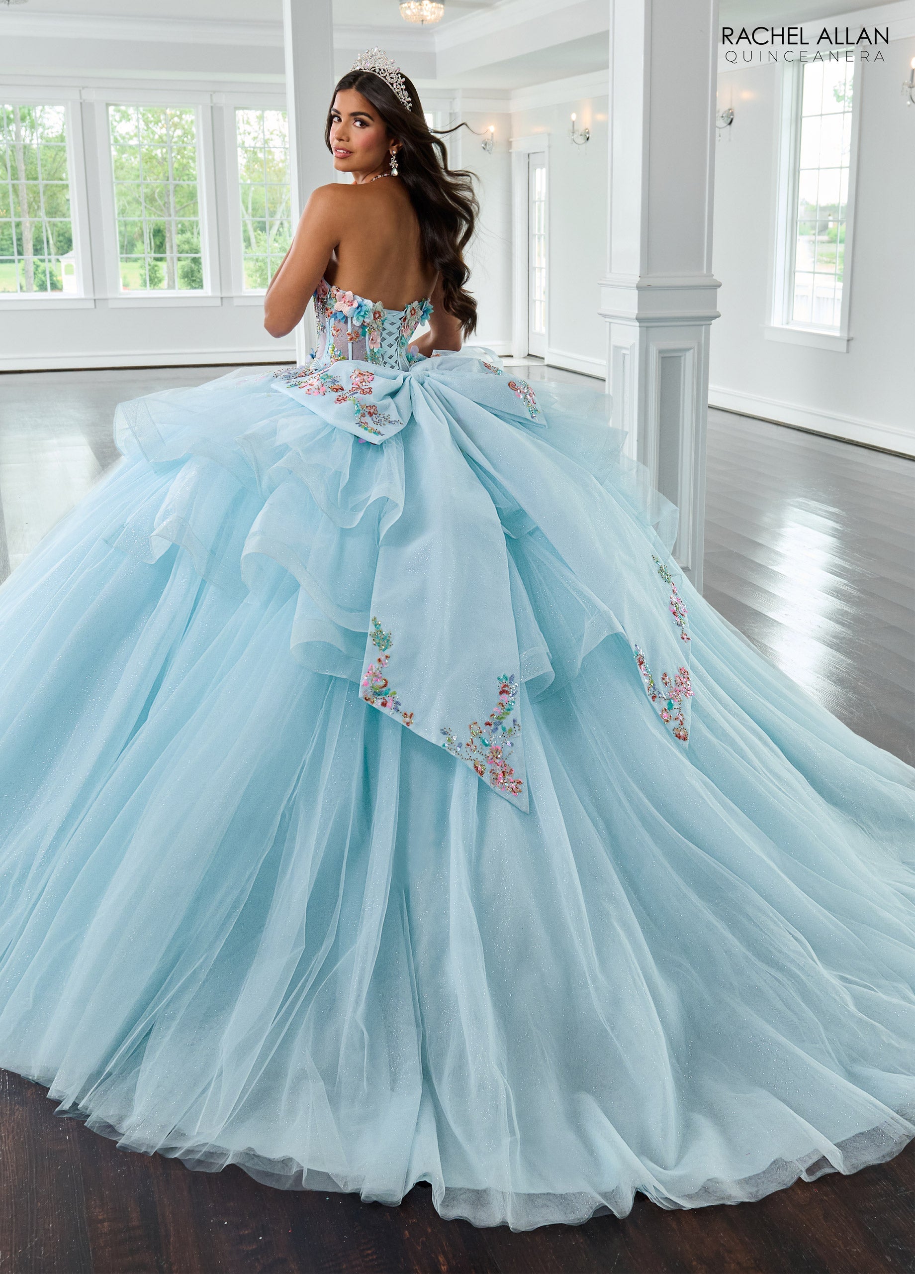 Rachel Allan RQ1161 Long Sleeve Quinceanera Dress