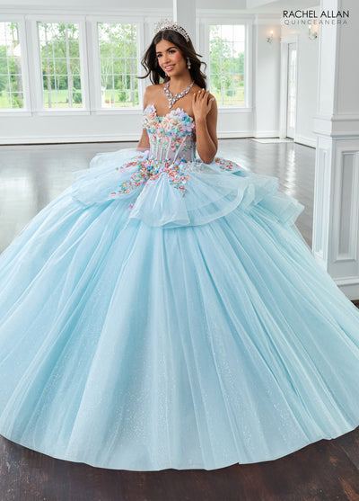 Rachel Allan RQ1161 Long Sleeve Quinceanera Dress