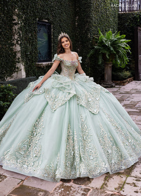 Rachel Allan RQ1180 Off Shoulder Quinceanera Dress