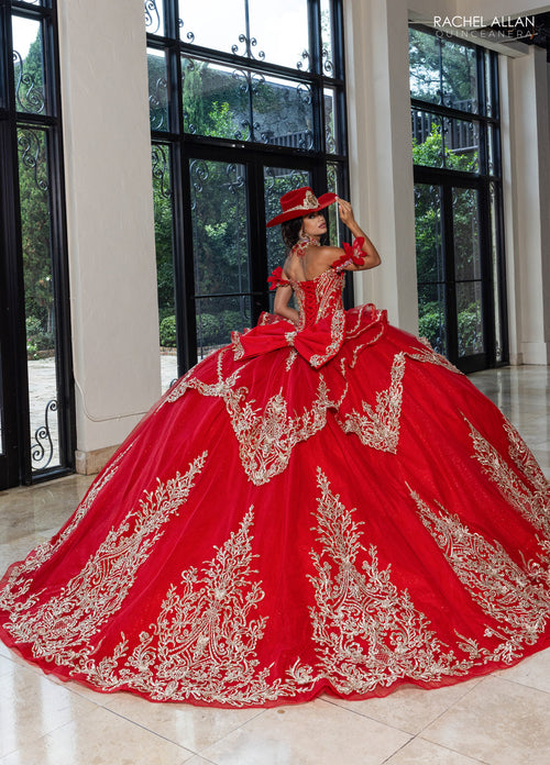 Rachel Allan RQ1180 Off Shoulder Quinceanera Dress