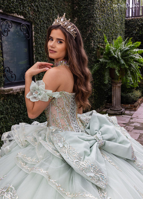 Rachel Allan RQ1180 Off Shoulder Quinceanera Dress