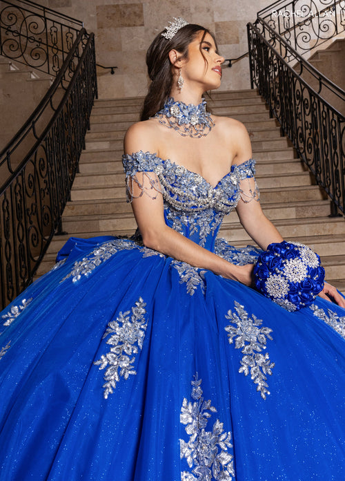 Rachel Allan RQ1183 Off Shoulder Quinceanera Dress
