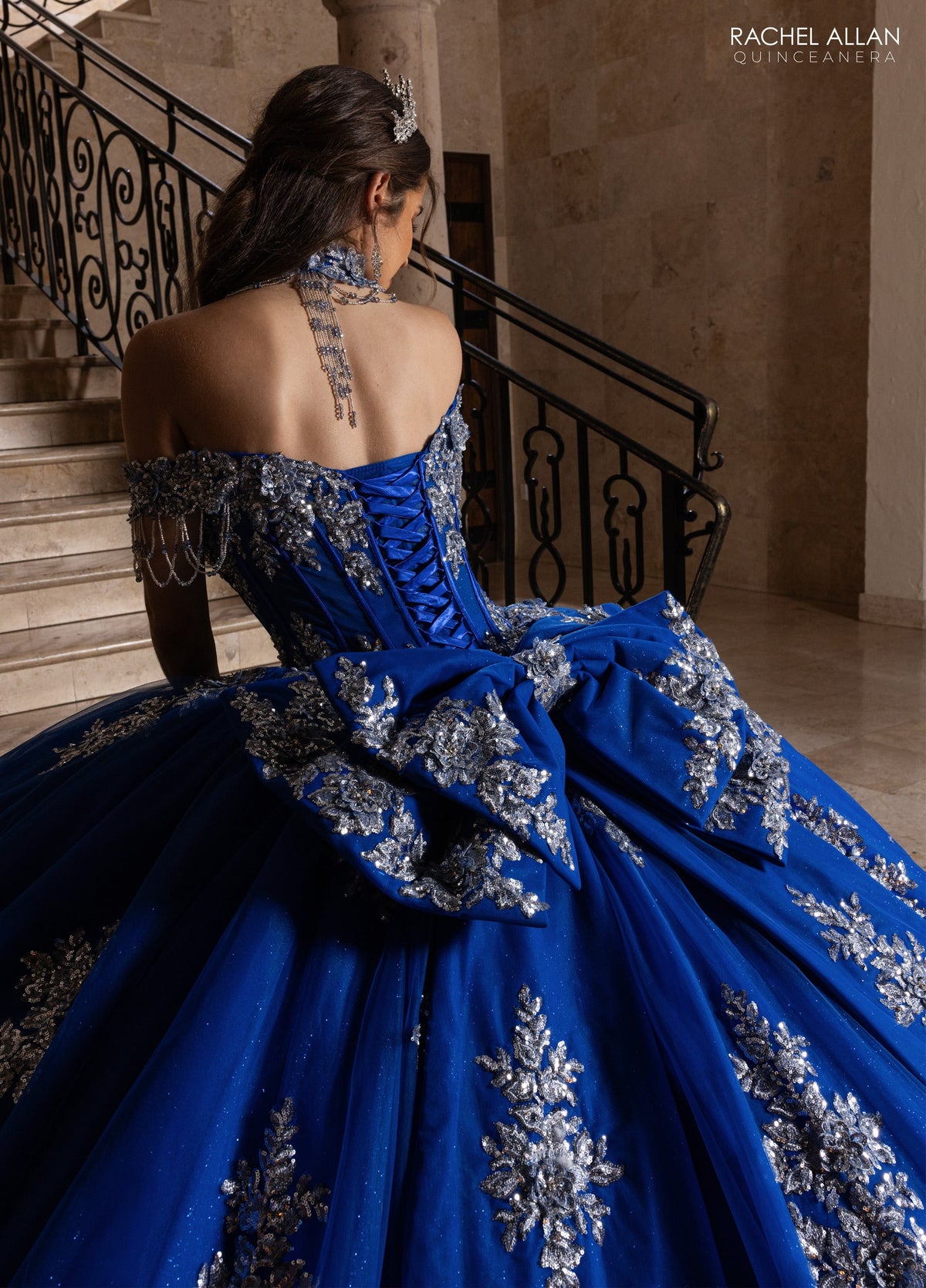 Rachel Allan RQ1183 Off Shoulder Quinceanera Dress