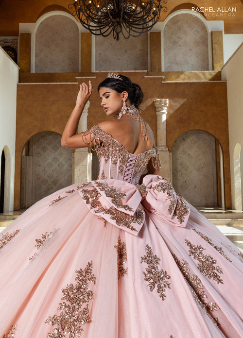 Rachel Allan RQ1183 Off Shoulder Quinceanera Dress