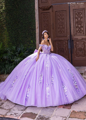 Rachel Allan RQ1184 Off Shoulder Quinceanera Dress