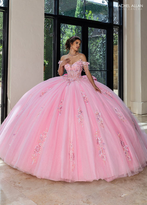 Rachel Allan RQ1184 Off Shoulder Quinceanera Dress