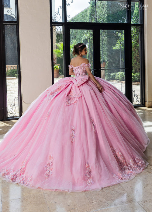 Rachel Allan RQ1184 Off Shoulder Quinceanera Dress